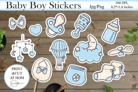Download Baby Shower Printable Stickers Design - Baby shower Collection