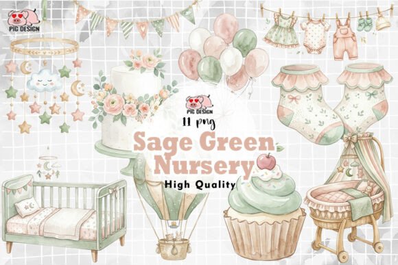 Download Sage Green Nursery PNG - Premium Resources