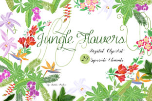 Download Jungle Clipart with Flowers - Premium Resources