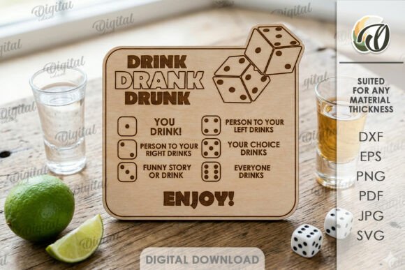 Download Drinking Game Laser Cut - Premium Resources