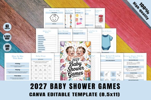 Download 2027 Baby Shower Games - Game Collection